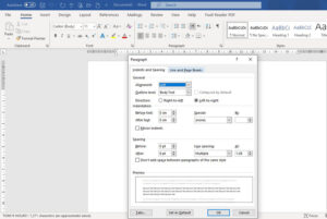 Microsoft Word Formatting